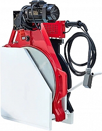 Нагреватель и торцеватель в боксе гидравлического стыкового сварочного аппарата для пнд труб Hamlem AL1000