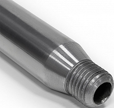 Наружная резьба стального удлинителя для алмазной коронки Diamaster Steel М22, 500 мм Наружная резьба стального удлинителя для алмазной коронки Diamaster Steel М22, 500 мм