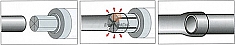 Применение расширительной головки Ridgid 5/8"